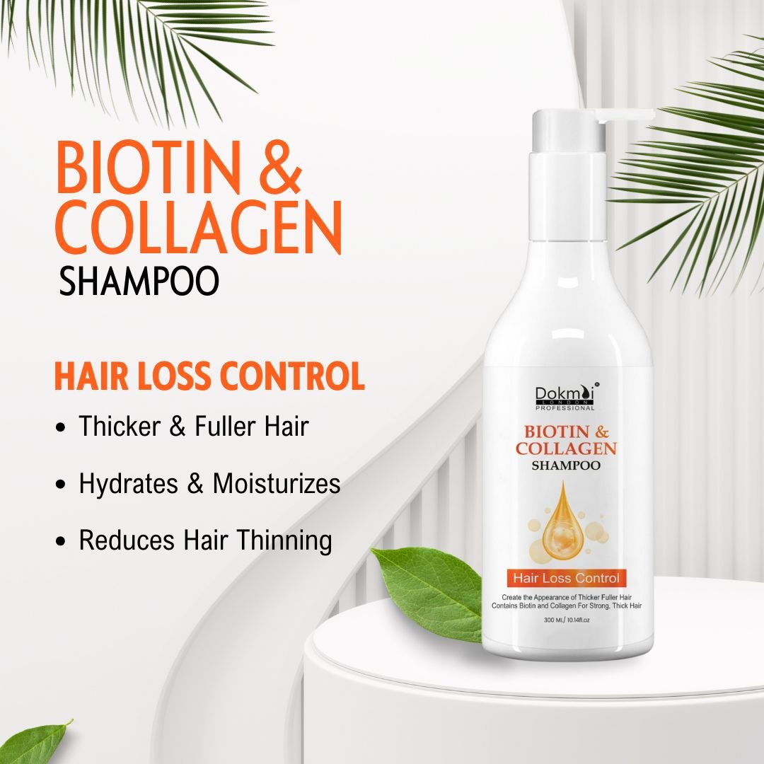 Dokmai London Biotin & Collagen Shampoo (300 ml)