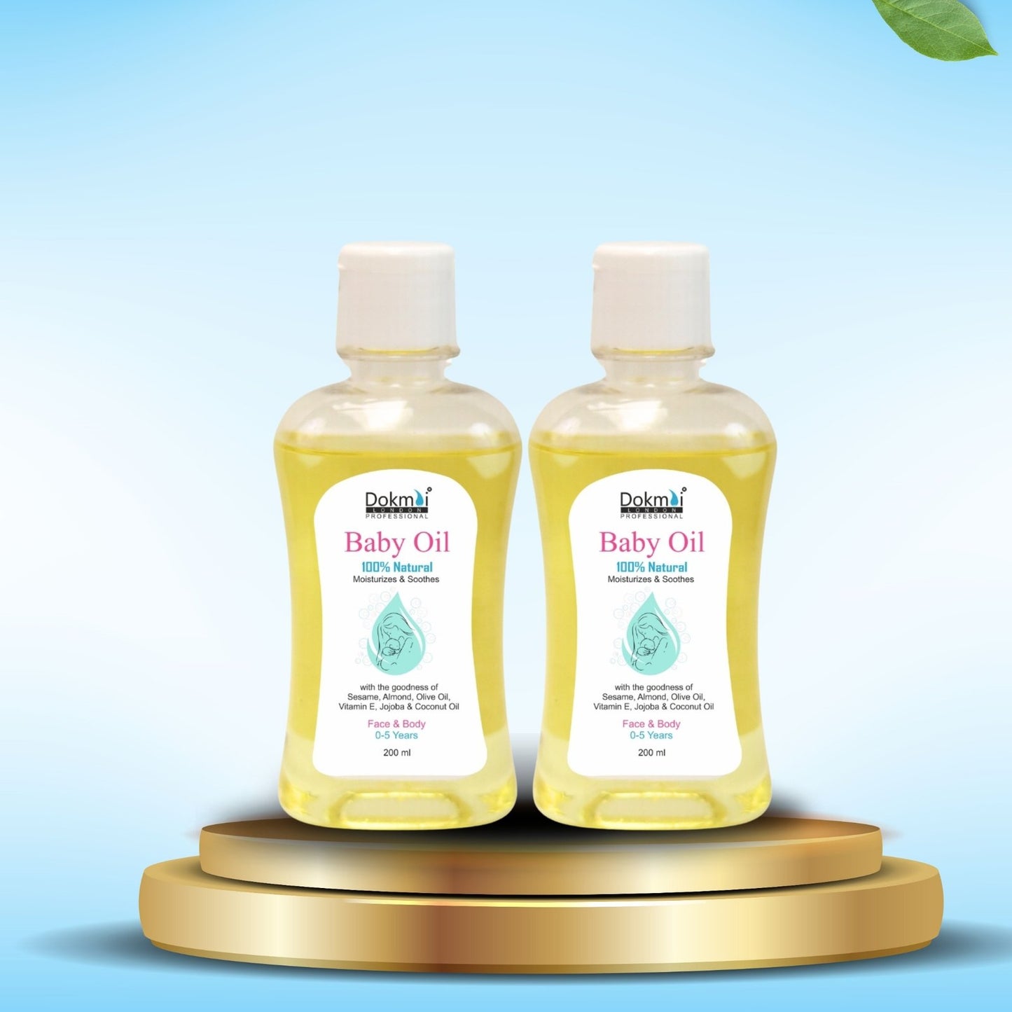 DOKMAI LONDON Professional Baby Massage Oil (Pair of 2)