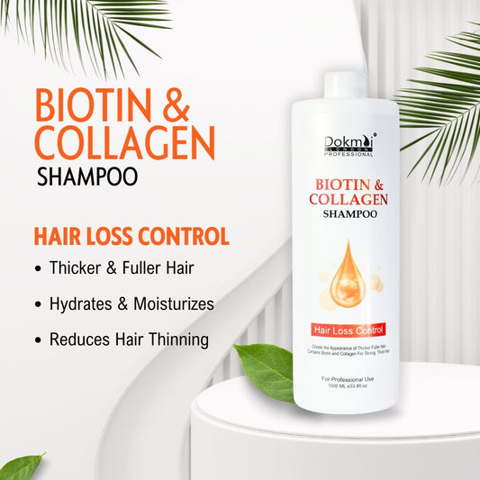Dokmai London Biotin & Collagen Shampoo (1000 ml)