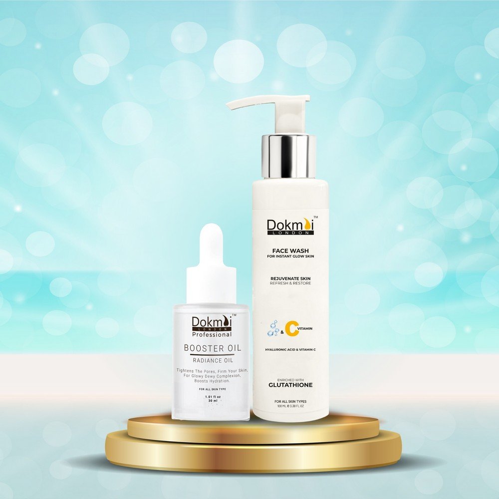 Dokmai London Booster Radiance Oil+Vitamin C Facewash Combo