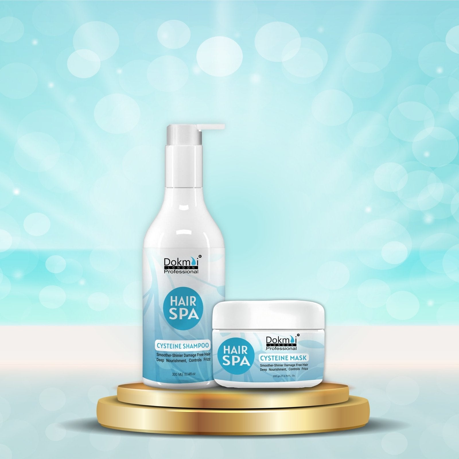 Dokmai London Plexo Plastia Hair Spa Cysteine Combo (Shampoo + Mask)